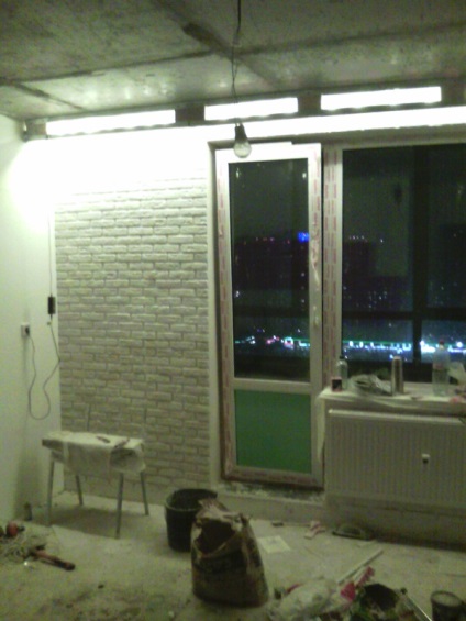 Repararea în apartamentul studio (de la constructor) partea a treia, cea mai lungă și cea mai lungă