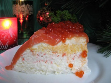 Salată de tort de pește - regele mesei festive
