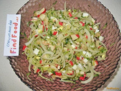 Salata cu creveți și rețetă de castravete cu o fotografie
