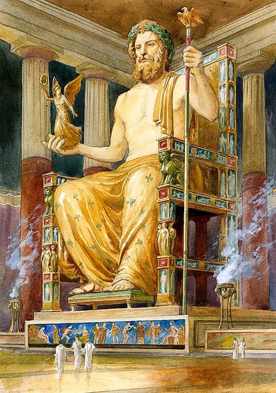Șapte minuni ale lumii statuie lui Zeus în Olympia