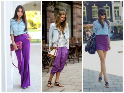 Culoarea liliacului în haine, cu ce și cu ce nuanțe se combină, ce tip de persoană este violet,