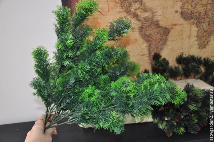 Creați o compoziție de Anul Nou pentru un șemineu din plante artificiale - târg de meșteșugari - manual