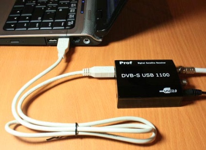 Televiziune prin satelit pe laptop folosind prof dvb-s 1100 usb