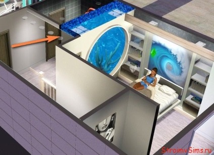 Construim în Sim 3 cum să schimbăm apartamentul cu două etaje al podului