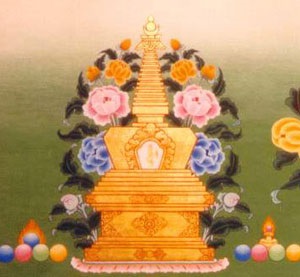 Stupa - simbolul universului și calea de la ignoranță la trezire