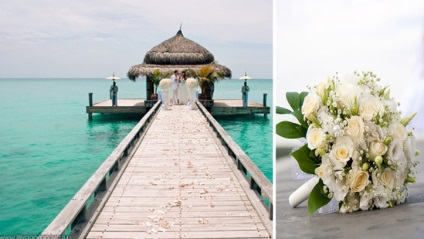 Esküvő a strandon romantikus és egyszerű!