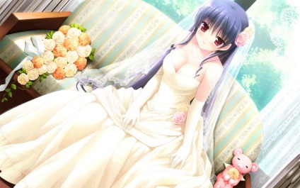 Rochia de nunta in stilul anime - luam un exemplu cu miresele din desene animate
