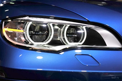 Farurile LED pe bmw - faruri pe LED-uri super-luminoase