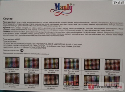 Fard de ochi machiaj cosmetic machiaj cal pro 88 paletă plin de culoare paletă paletă de umbre 88