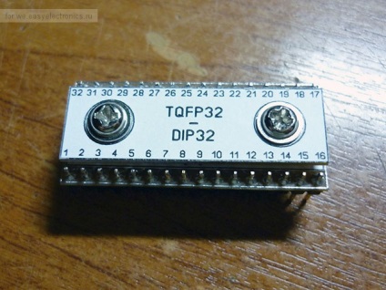 Adaptor Tqfp32 - dip32 pentru prototipuri