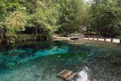 Zone turistice din Tatarstan - lac albastru