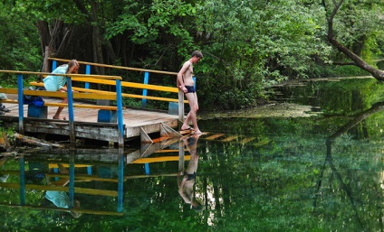 Zone turistice din Tatarstan - lac albastru