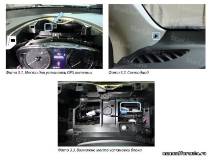 Instalarea modulului gsm - gps starline m31 pe Mitsubishi outlander 3 - Mitsubishi Outlander