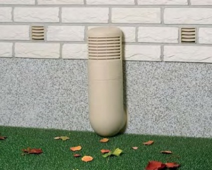 Dispozitivul de ventilare în fundație