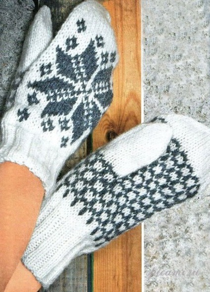 Chiloți cu o stea norvegiană tricotată cu ace de tricotat
