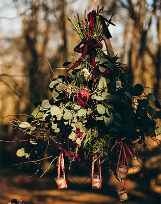 Inspirație floristica nunții neobișnuite