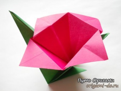 Primii crocusi în tehnica origami - modul de origami