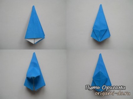 Primii crocusi în tehnica origami - modul de origami