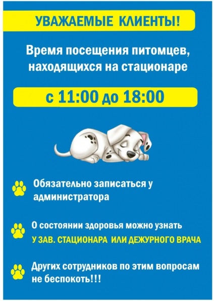 Clinici de servicii veterinare în prețurile din Minsk pe site