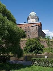 Vyborg (baterie de munte - oraș vechi - castel Vyborg - turn de ceas - parcul Monrepo), iulie 2009