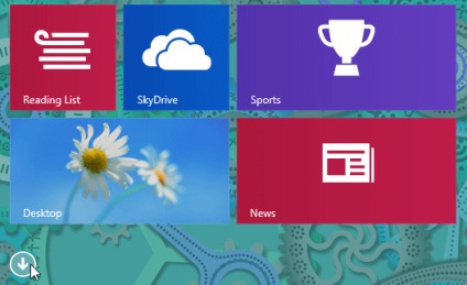 Windows 8 - Kezdőképernyő beállítása