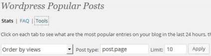 Wordpress plugin-uri populare intrări