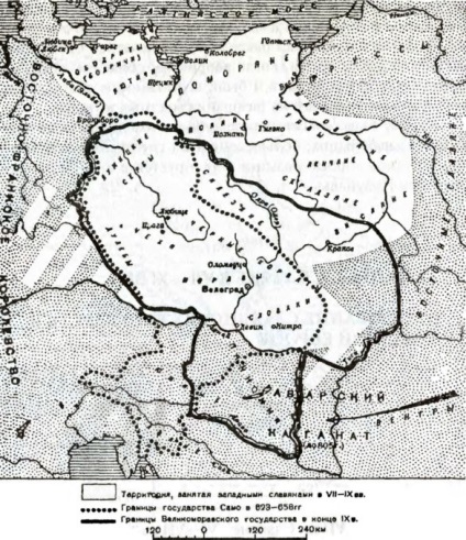 Slavii occidentali în sec. Vii-xi