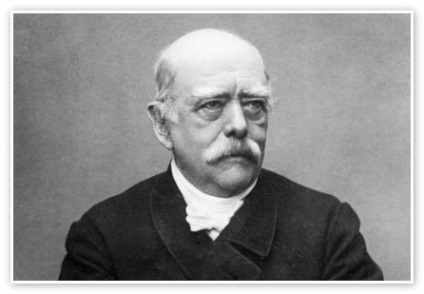 Cancelarul de fier Otto von Bismarck