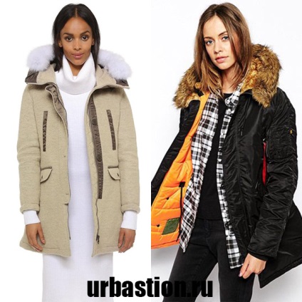 Jachete de iarnă pentru femei Alaska 2017-2018 cu ce să poarte și fotografii ale modelelor cu blană naturală