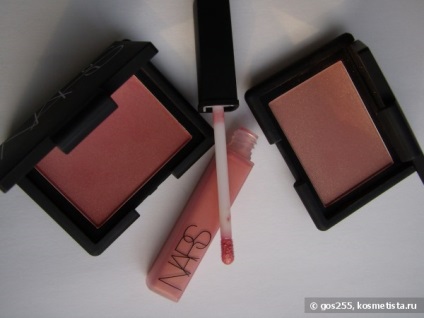 Prezentarea nars oasis blush nars, dolce vita blush nars și orgasm luciu de buze nars comentarii