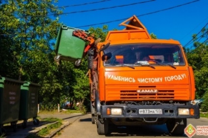 Ao - o companie de colectare a gunoiului - zâmbiți într-un oraș curat
