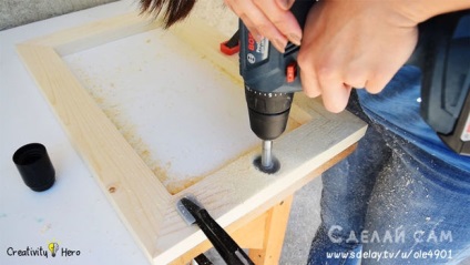 Candelabru din lemn cu maini proprii, DIY