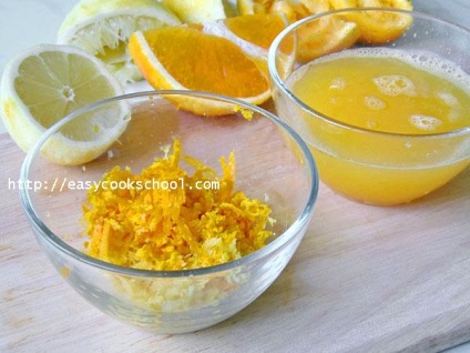 Sütőtök narancssárga és citrommal, könnyű receptek