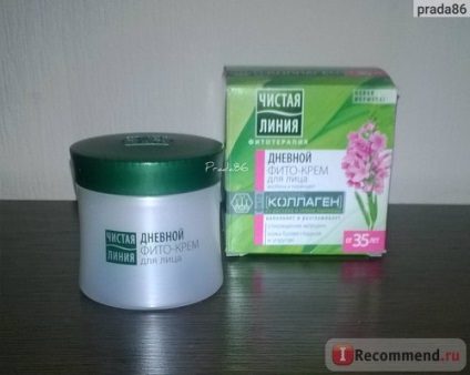 Phyto-cream az arc napközben tiszta verbena vonal és kankalin fito-komplex kollagén 35 éves