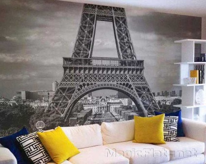 Imagini de fundal cu paris, fotografii în interior, color și alb-negru