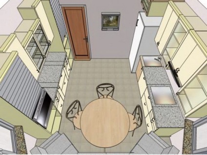 Designul perfect al bucătăriei cu fotografie de la fereastra p44t, sfaturi, design interior