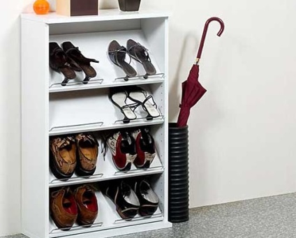 Cum de a stoca în mod convenabil pantofi în holul modern rack de pantofi