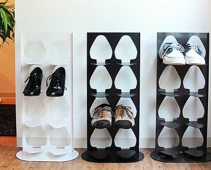 Cum de a stoca în mod convenabil pantofi în holul modern rack de pantofi