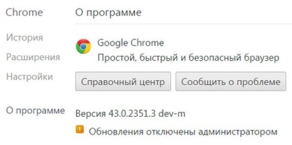 Cum se activează actualizările dezactivate de administratorul Google Chrome, probleme cu computerul