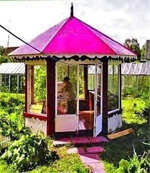 Váz nyolcszögletű kerti pavilon saját kezével egy nyári konyha - dacha tanácsos