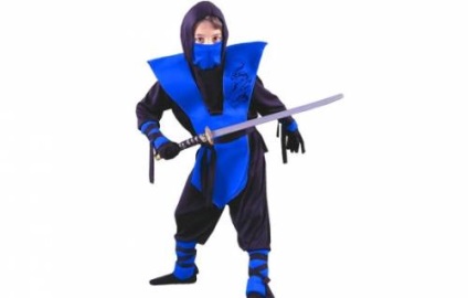 Costum de ninja pentru un băiat cu mâinile sale - soluții frumoase
