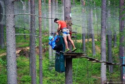 Unde să mergeți pentru un parc de coardă în weekend - parcul norvegian de nucă