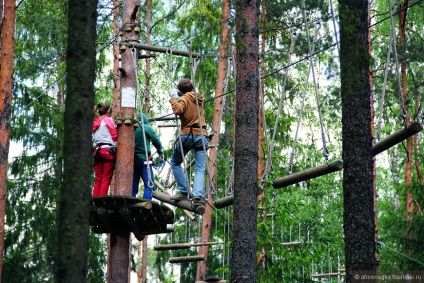 Unde să mergeți pentru un parc de coardă în weekend - parcul norvegian de nucă