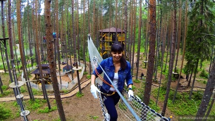 Unde să mergeți pentru un parc de coardă în weekend - parcul norvegian de nucă