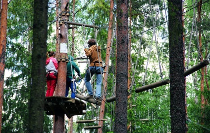 Unde să mergeți pentru un parc de coardă în weekend - parcul norvegian de nucă