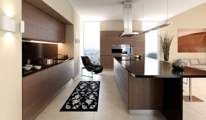 Bucătărie în minimalismul modern cum să reziste stilului