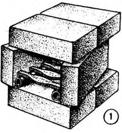 Forge de șase cărămizi, model-constructor