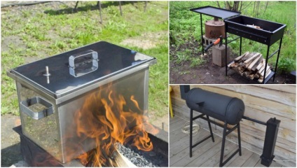 Barbecue smokehouse cu propriile mâini instrucțiuni detaliate