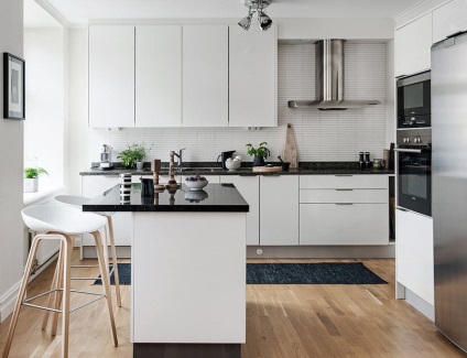 Nimic bucătărie inutilă în stilul minimalismului