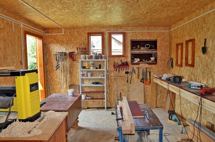Aranjamentul atelierului cu mâinile proprii, articole privind construcția, repararea, finisarea caselor și apartamentelor